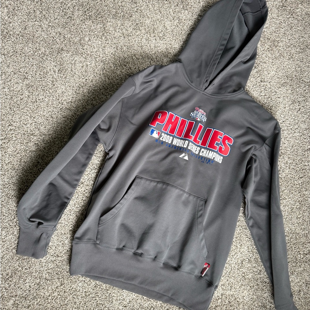 Gray Phillies Hoodie